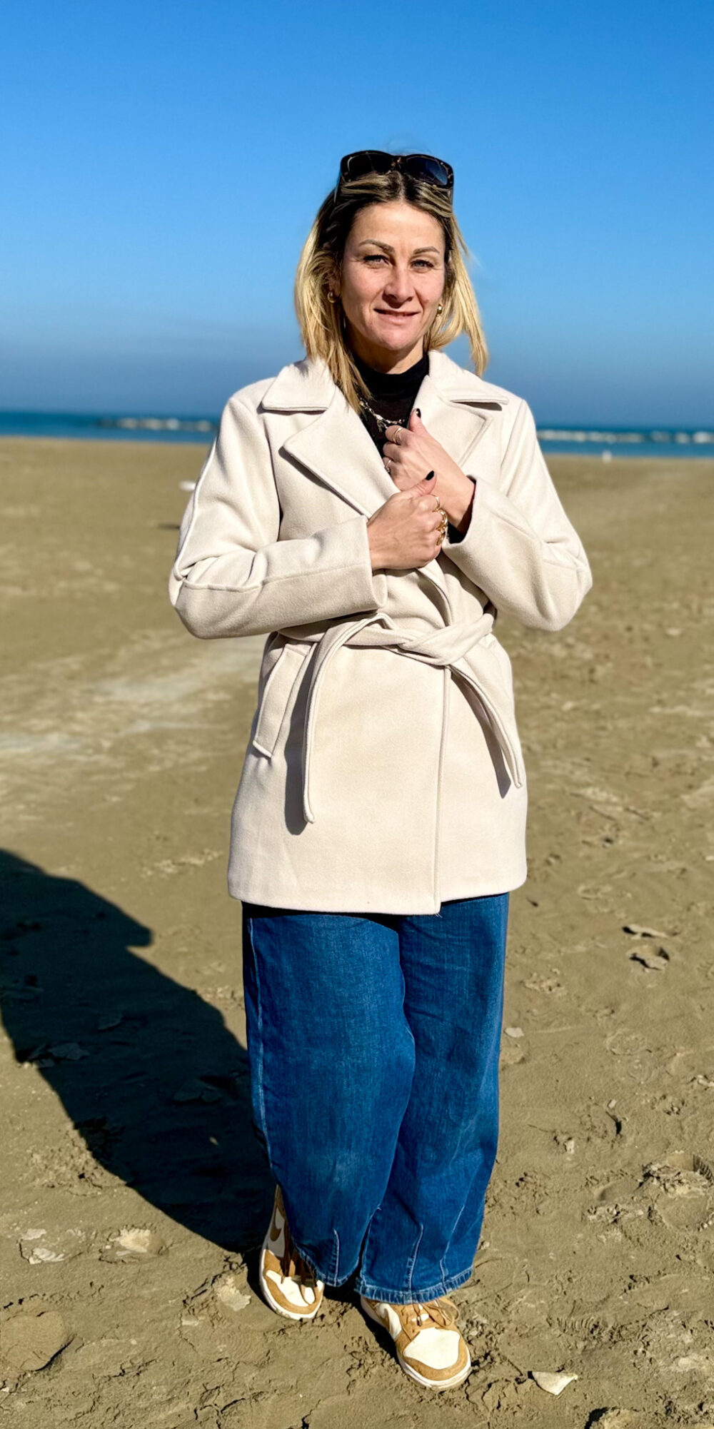 CAPPOTTINO MIDI CON CINTA IN VITA