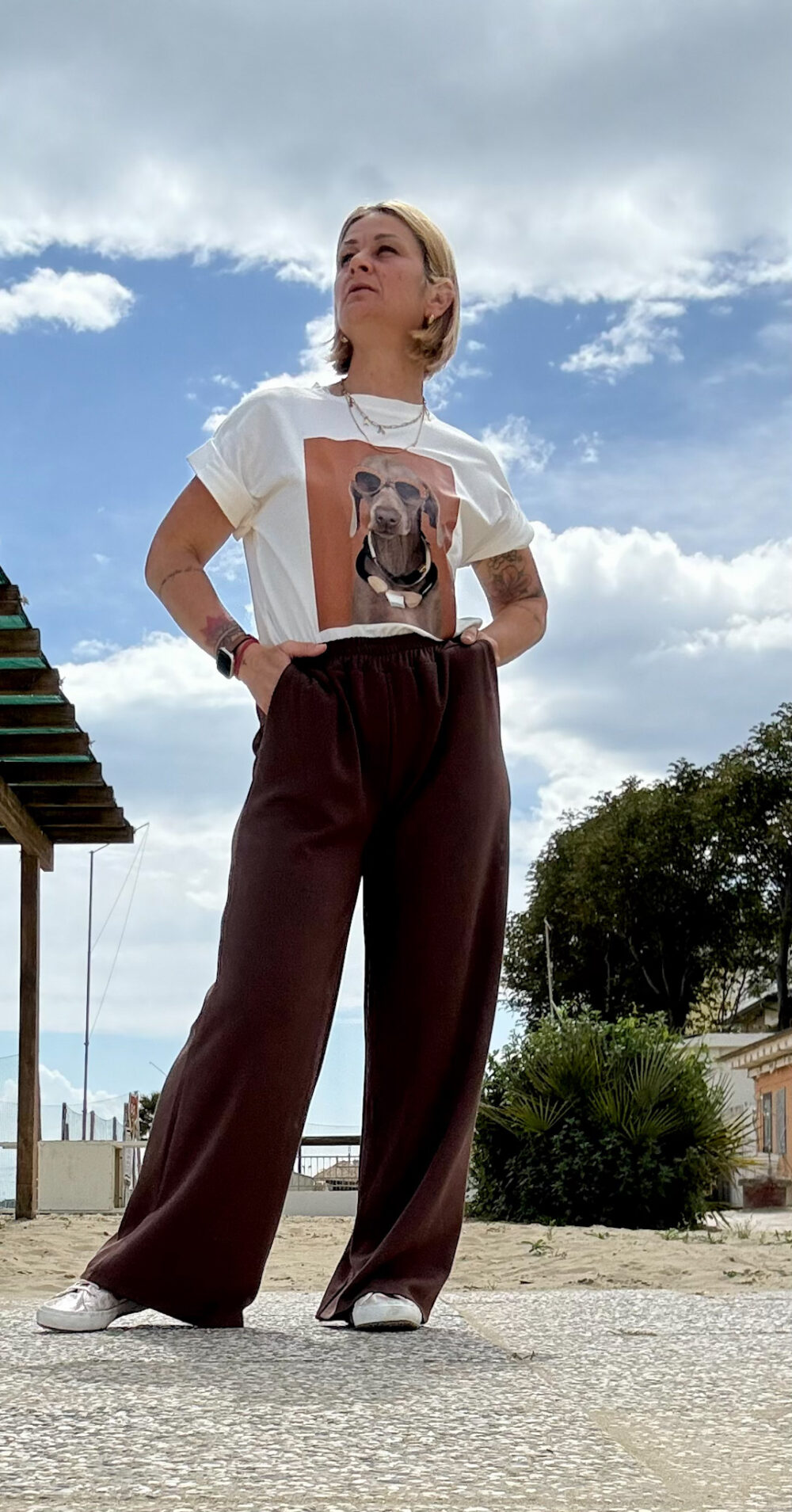 PANTALONE TUTA VISCOSA TAGLIA UNICA