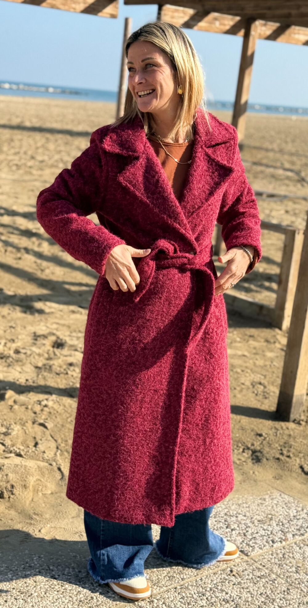 CAPPOTTINO LUNGO EFFETTO BOUCLE’