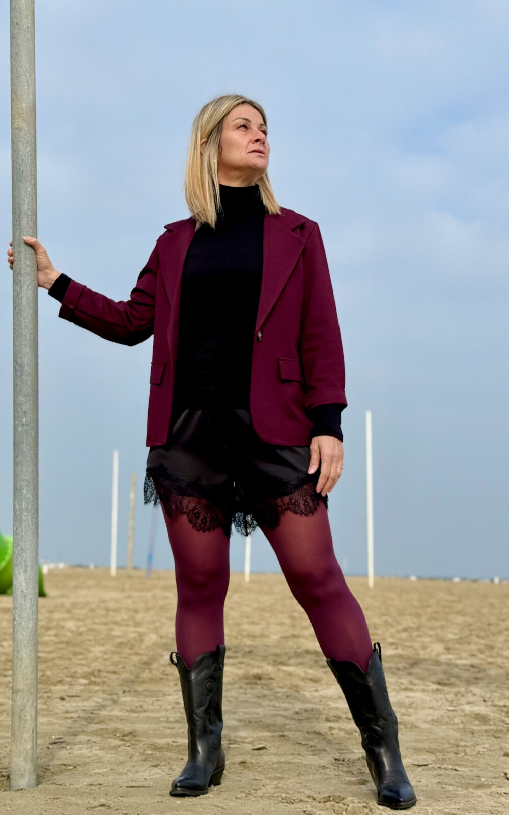 SHORTS DI RASO CON PIZZO STILE LINGERIE