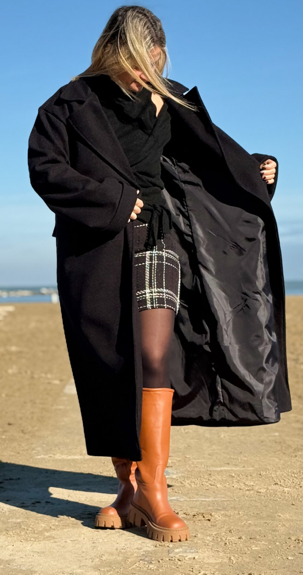 CAPPOTTO LUNGO TAGLIO OVER DOPPIO PETTO