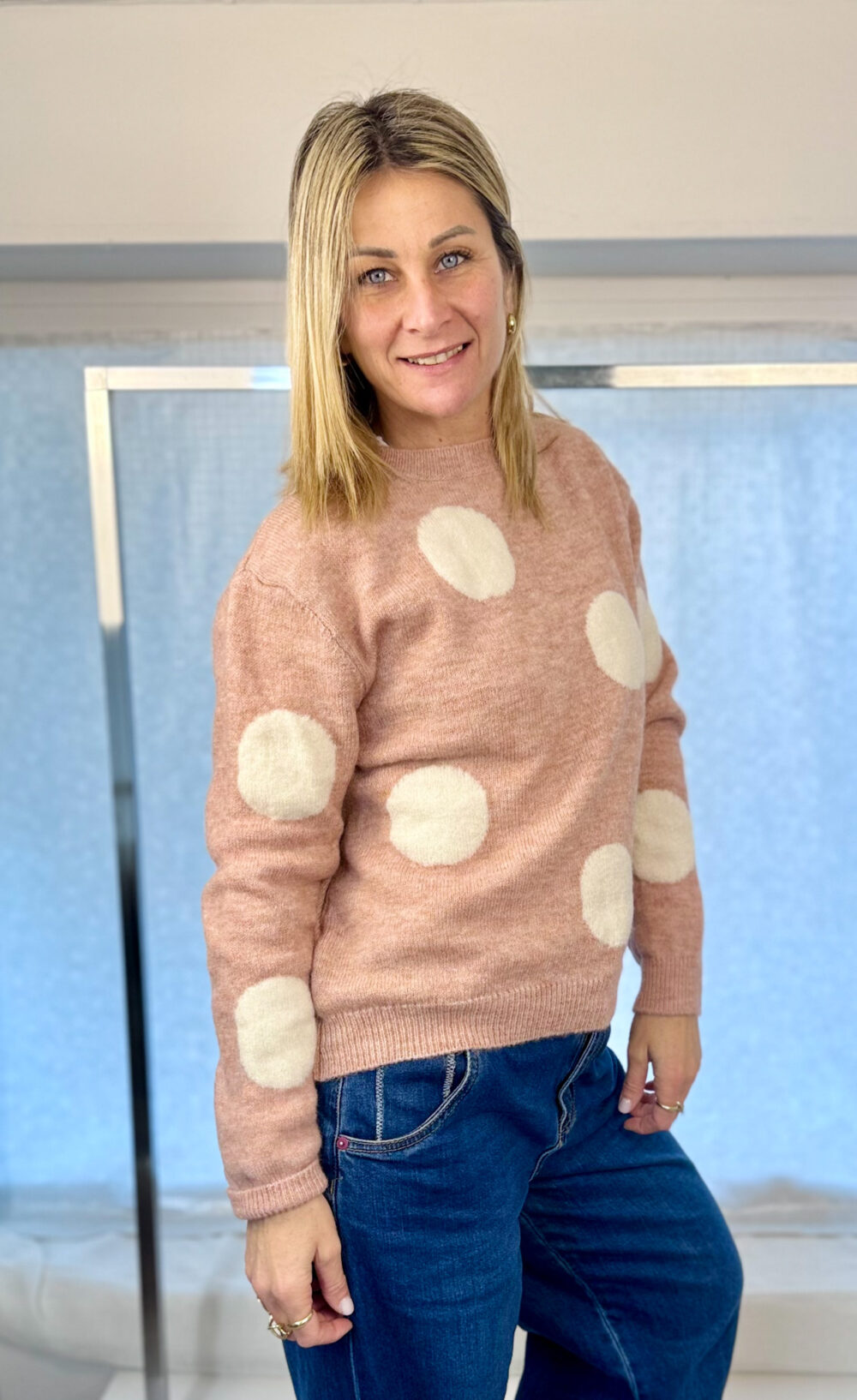 MAGLIONCINO LANA FANTASIA POIS