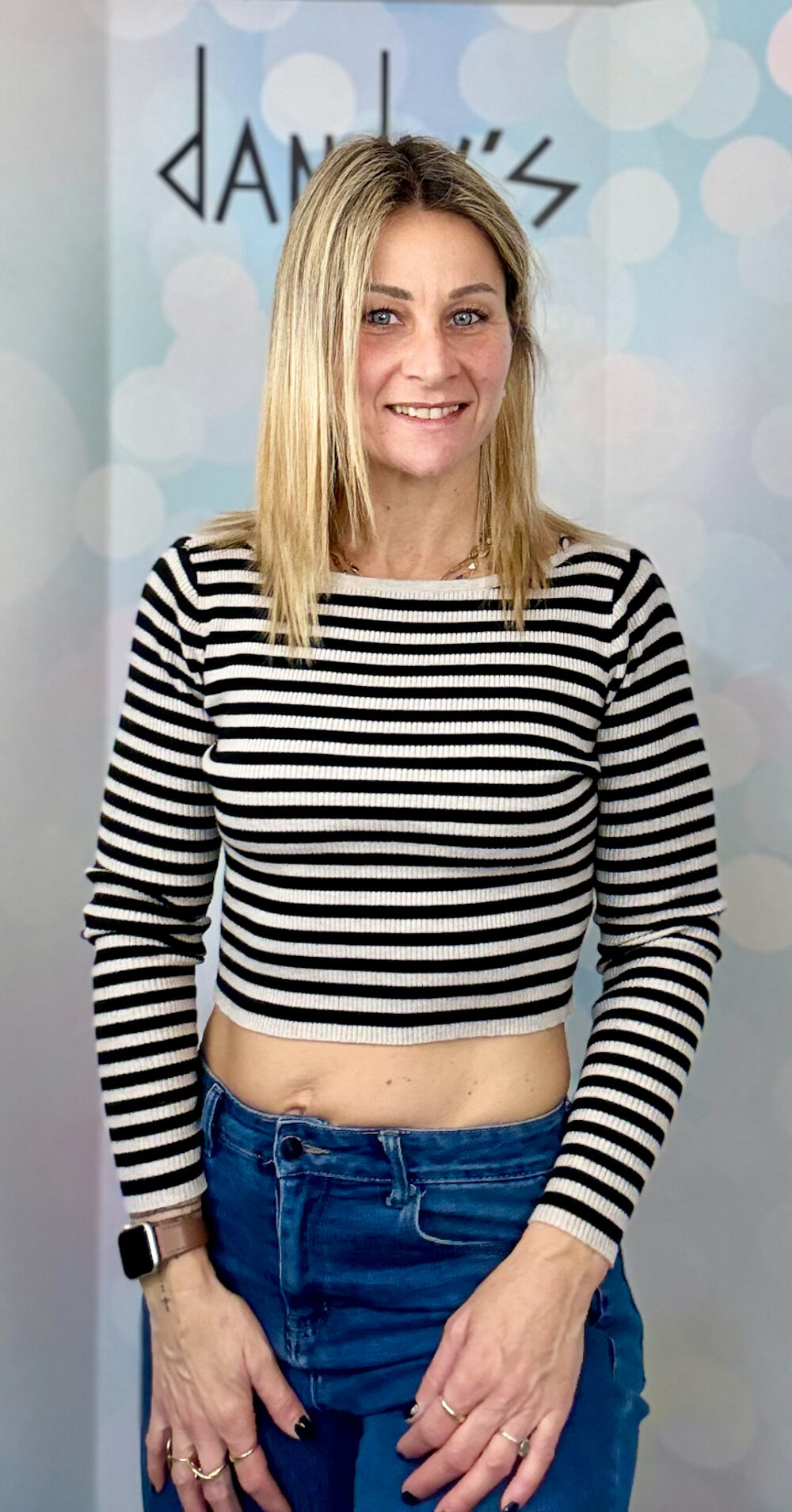 MAGLIONCINO CROP CORTO A COSTINE RIGATO