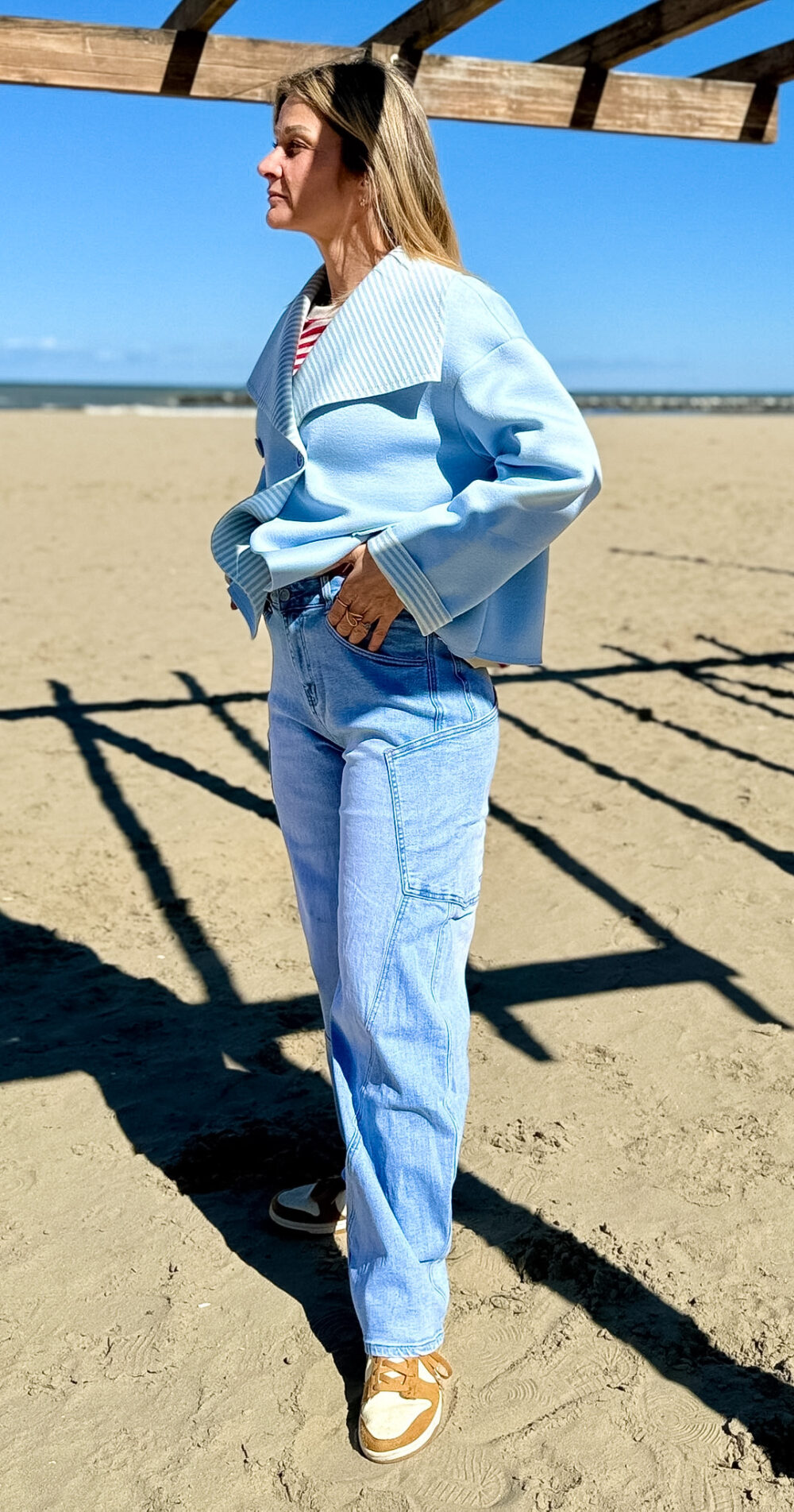 JEANS CHIARO BAGGY MORBIDISSIMO