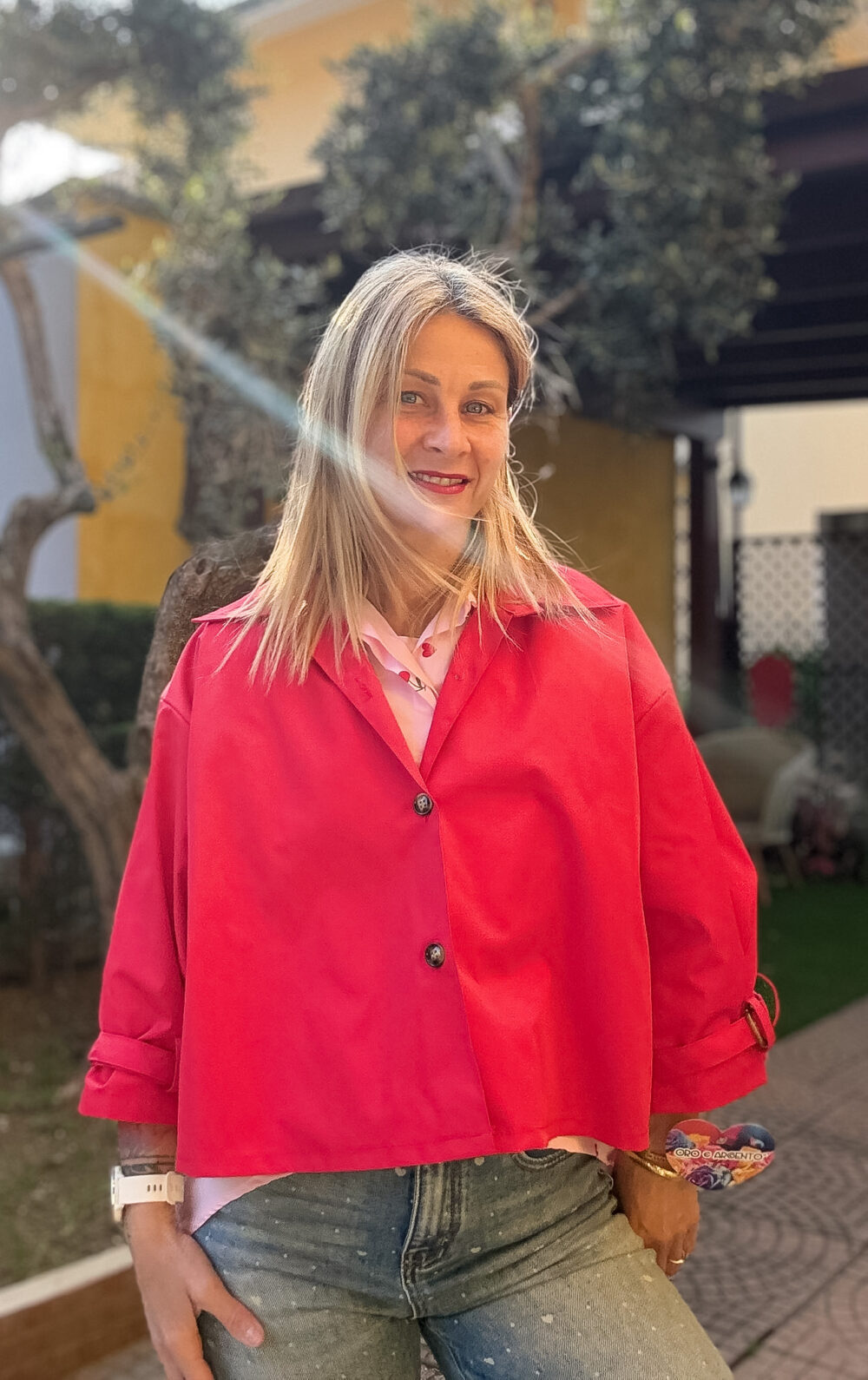 GIACCHETTO CORTO DONNA OVER CON CAPPA